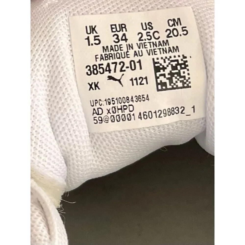 PUMA Girls 2.5C JADA Swirl Sneaker Tennis Shoes